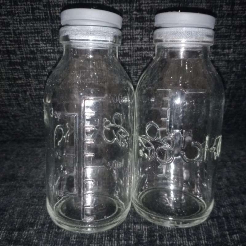 Jual botol kaca asi BKA BPA free 100 ml botol penyimpanan asi asip di