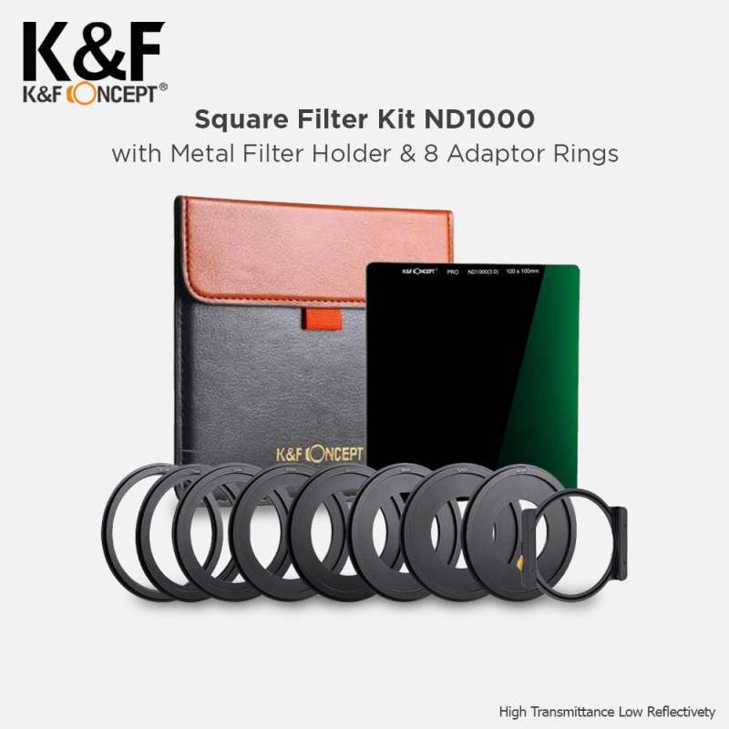 Jual K&f Concept Square Filter Kit Nd1000 With Metal Filter Holder And