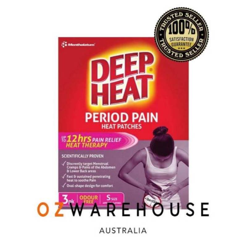 Jual Deep Heat Obat Nyeri Otot Period Pain Heat Patches 3 Pack di Seller Ozwarehouse Australia
