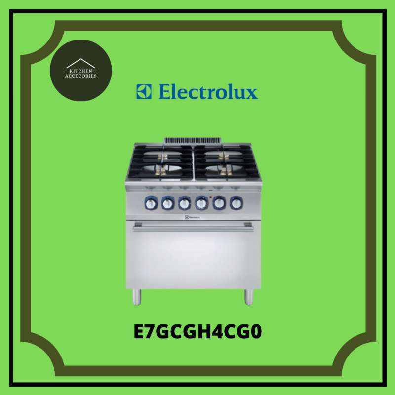 Jual 4Burner Gas Range Electric Oven Electrolux Model E7GCGH4CE0 di