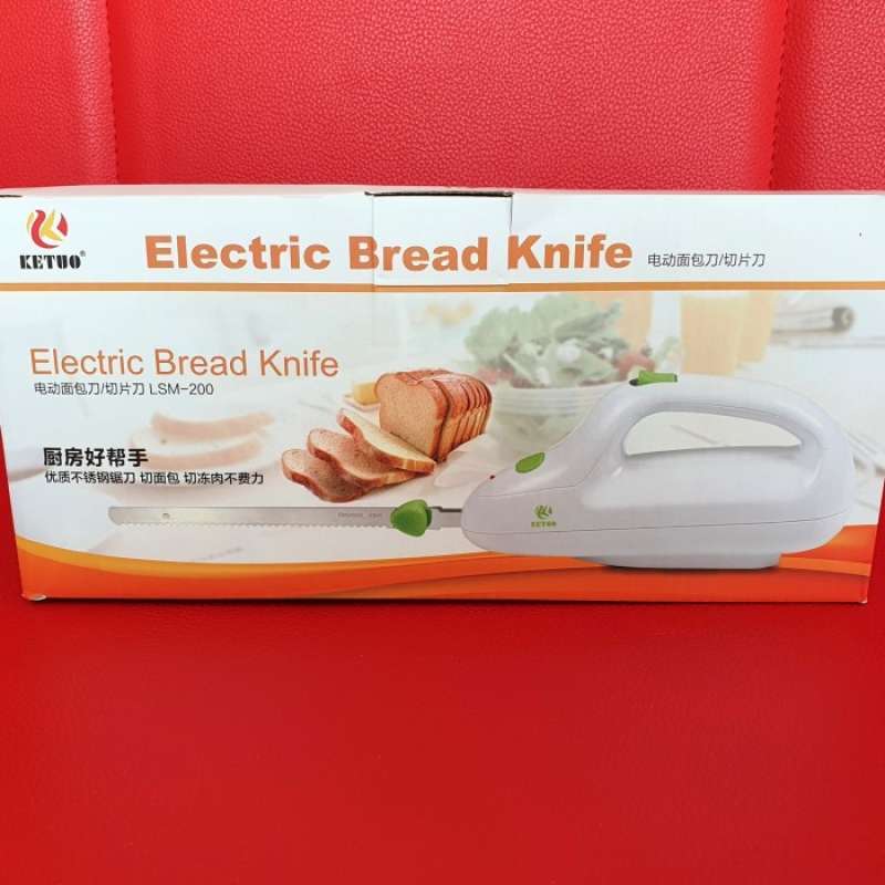 Jual Ketuo Electric Knife Bread Pisau Pemotong Roti Tawar Elektrik di