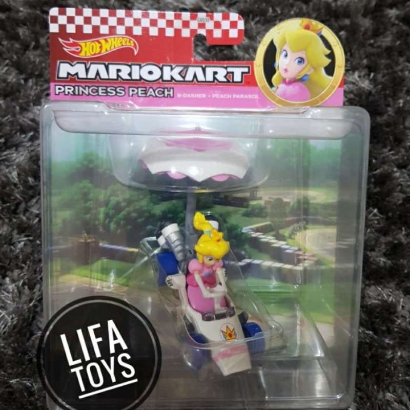 Promo Hot wheels Mario kart Princess Peach BDasher Peach Parasol