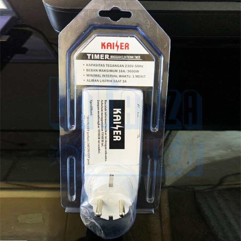 Timer Kalser Promo Timer Digital Stop Kontak Kaiser KSR-K28 Diskon 37% di Seller ...