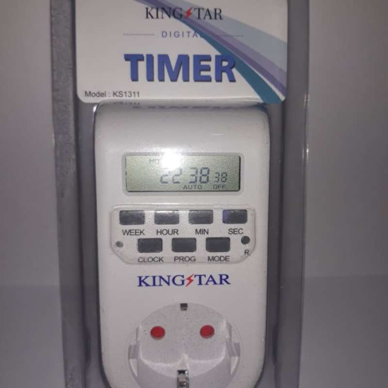 Jual KingStar Stop Kontak Timer Digital Colokan ListrikKing Star