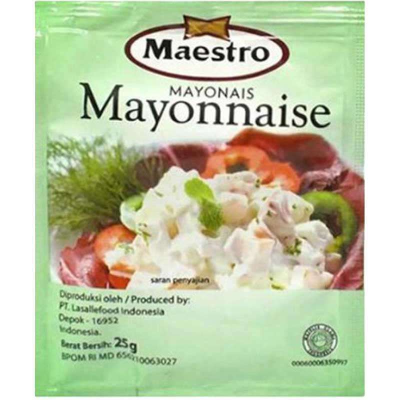Jual Maestro Mayonnaise Sachet 25 g di Seller Alfamart Click & Collect ALFACART STORE Blibli