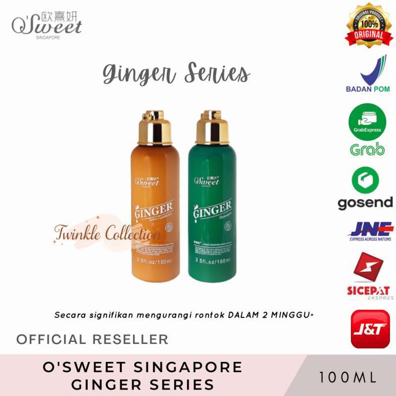 Jual O'Sweet Singapore Ginger Shampoo & Daikin Conditioner Kemasan