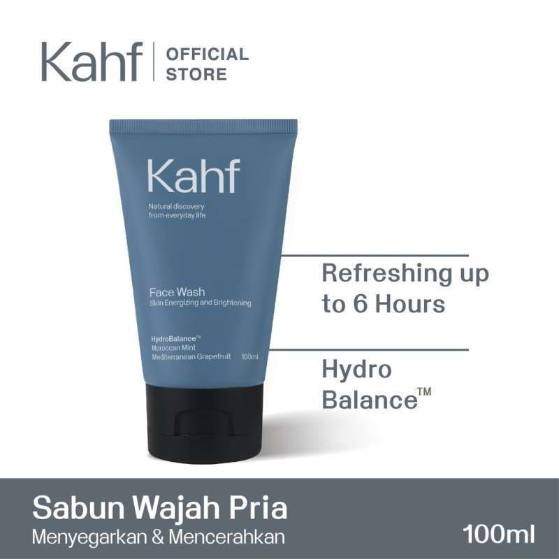 Jual Kahf Skin Energizing And Brightening Face Wash 100 Ml Pencuci