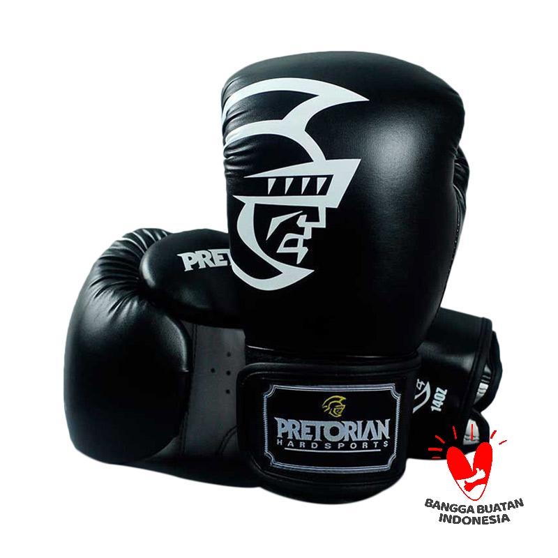 Jual PRETORIAN Muaythai Boxing Gloves dan Sarung Tinju [12 Oz] Black