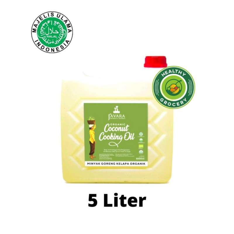 Jual Javara Organic Coconut Cooking Oil 5Liter / Minyak Goreng Kelapa ...