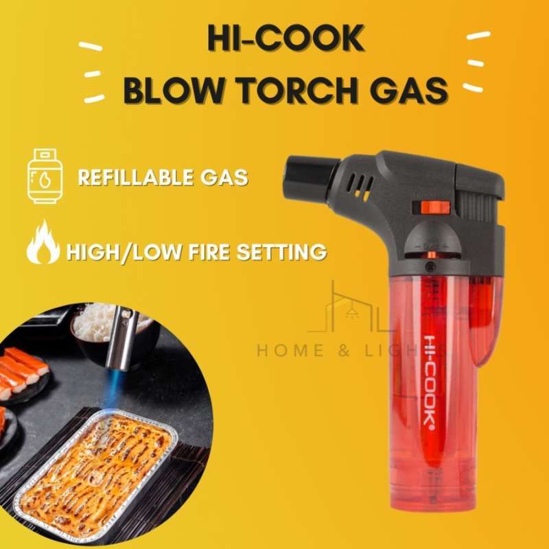 Jual Blow Torch Lighter HiCook / Gas Torch Cooking Mentai di Seller Home and Lights Store Kota