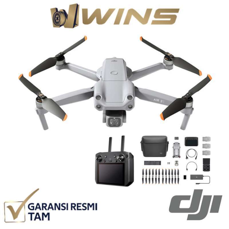 Jual DJI Air 2S Fly More Combo Drone with Smart Controller Garansi ...