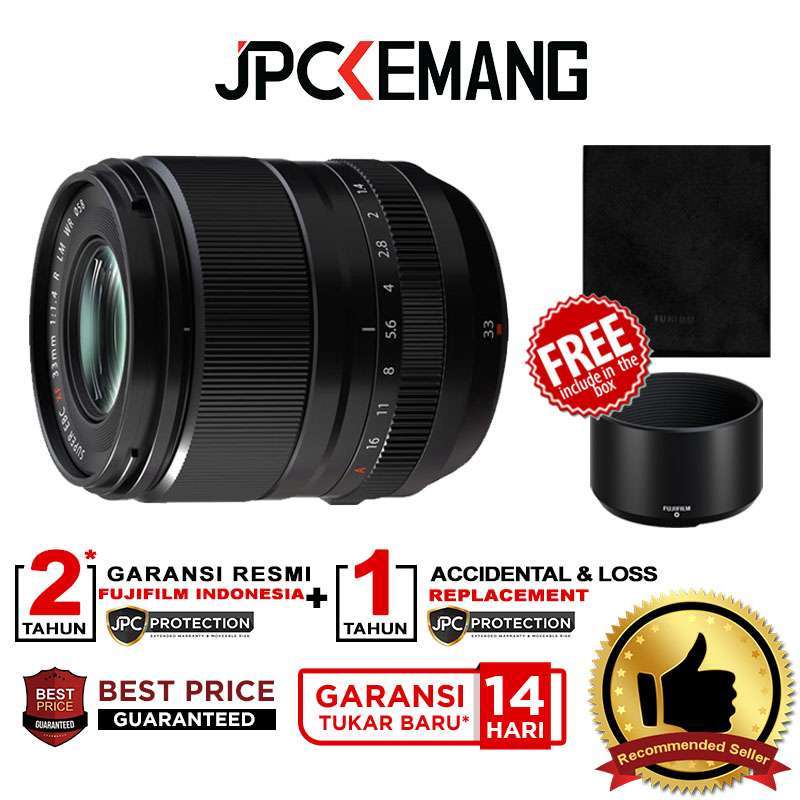 Promo Jpc Kemang Fujifilm Xf 33mm F1.4 R Lm Wr Fujinon Fuji Xf33mm F/1.