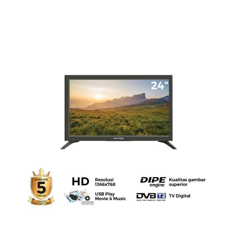 Promo POLYTRON LED TV PLD-24V1853 24 INCH Diskon 10% di Seller Paris ...