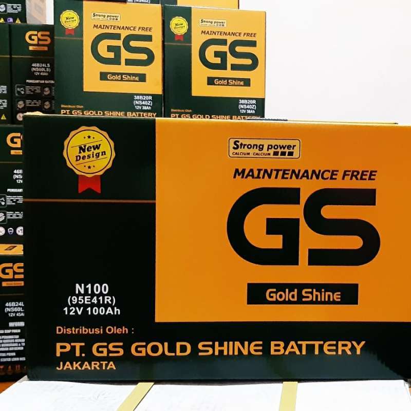 Promo Aki / Accu N100 Gs Mf 12v 100ah Untuk Kapal, Genset, Alat Berat