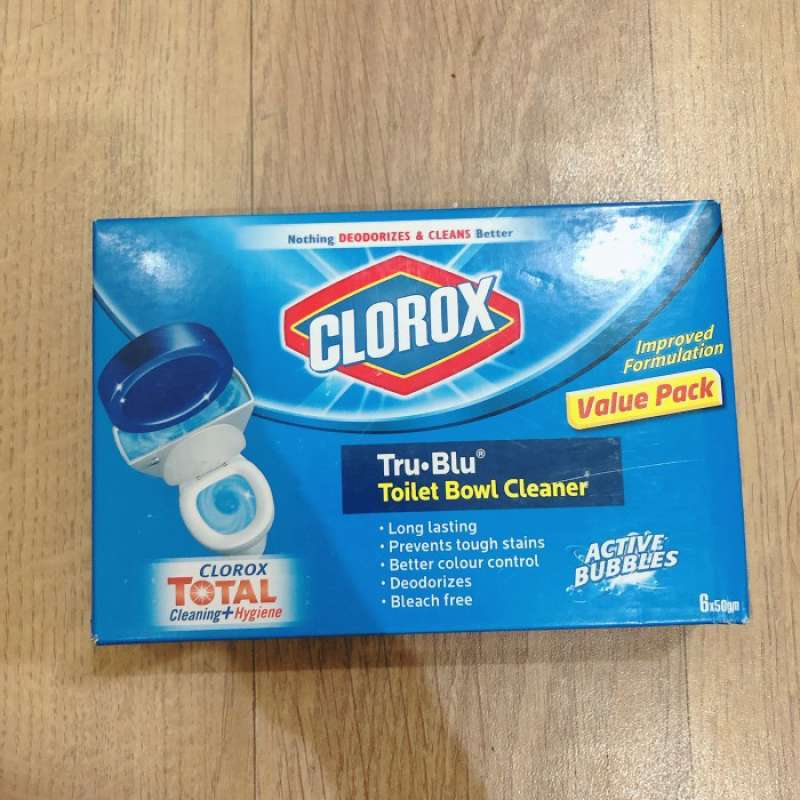 Jual clorox toilet bowl cleaner tru blu 6x50g di Seller The Chef and