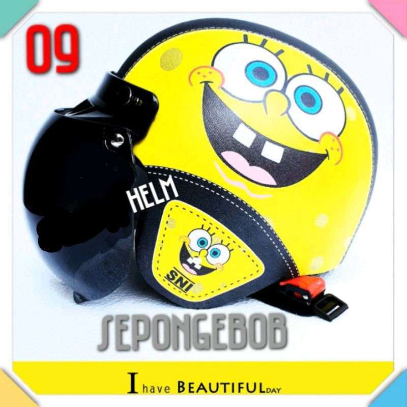 Jual helm bogo dewasa karakter Spongebob di Seller store