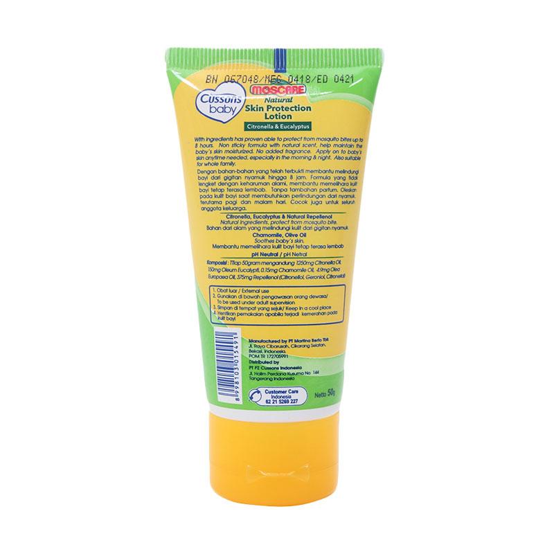 Jual Cussons Baby Moscare Skin Lotion Anti Nyamuk [50 mL ...