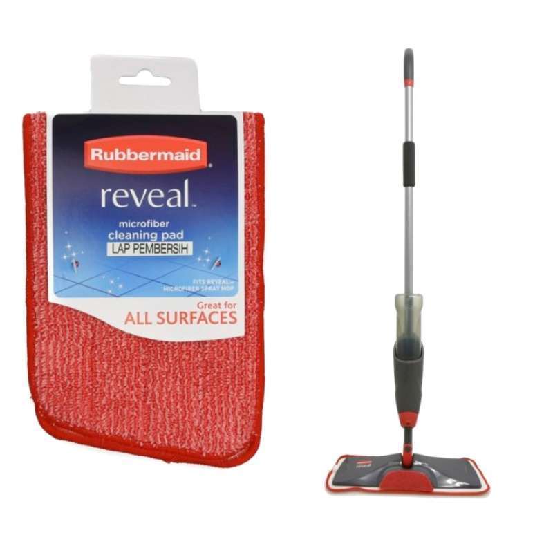 Jual Jual Rubbermaid Reveal Spray Mop Refill Kain Pel Microfiber di