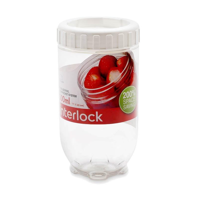 Jual LOCK&LOCK INL203W Interlock Toples - White Cap [500 mL] di Seller ...