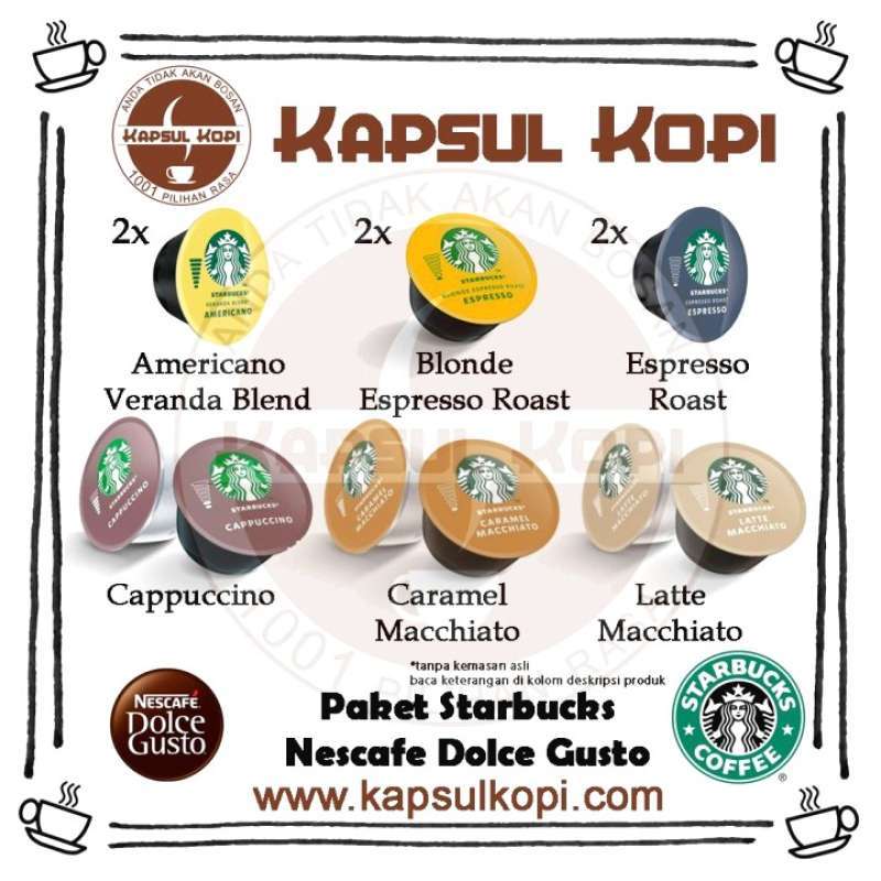 Jual Jual Paket Piccolo Xs Starbucks Nescafe Dolce Gusto Mesin