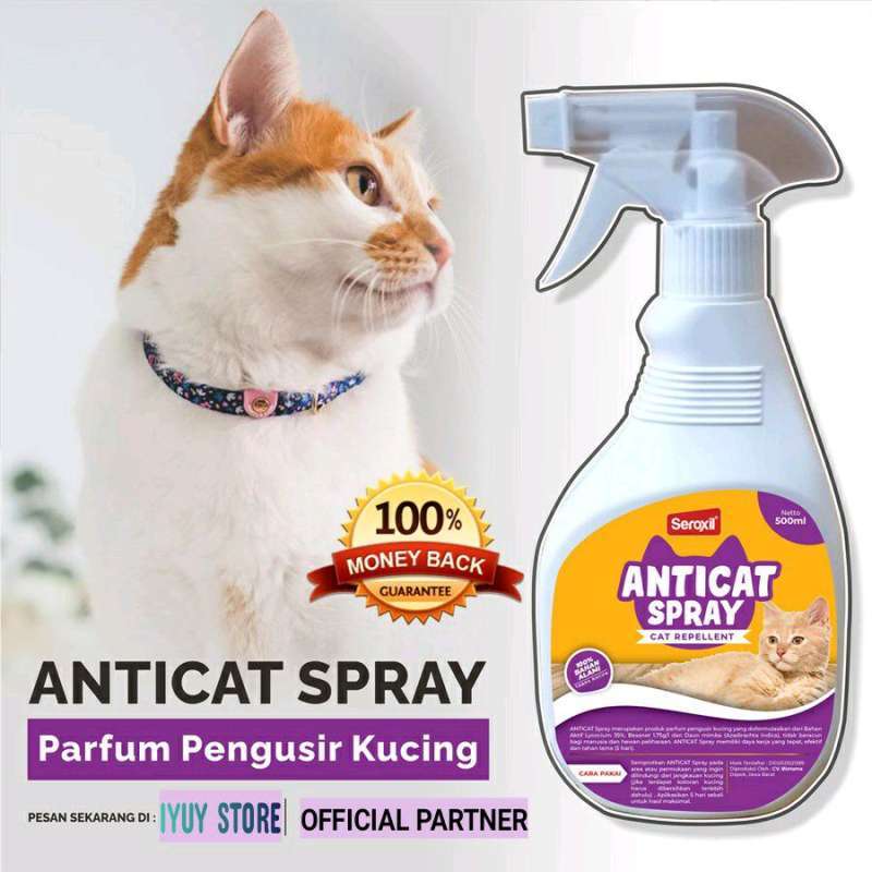 Jual Parfum Pengusir Kucing liar BAB PUP Sembarangan Anticat Spray