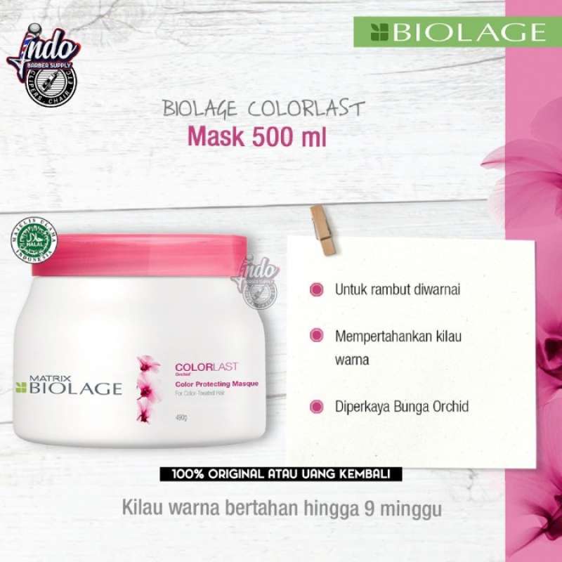 Jual MATRIX BIOLAGE HAIR MASK (MASKER RAMBUT) COLOR LAST 500ML di