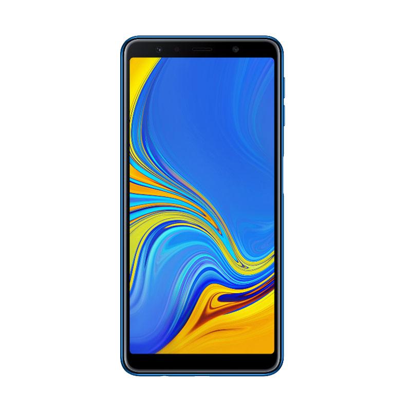 Jual Samsung Galaxy A7 2018 Smartphone - Blue [64 GB/ 4 GB