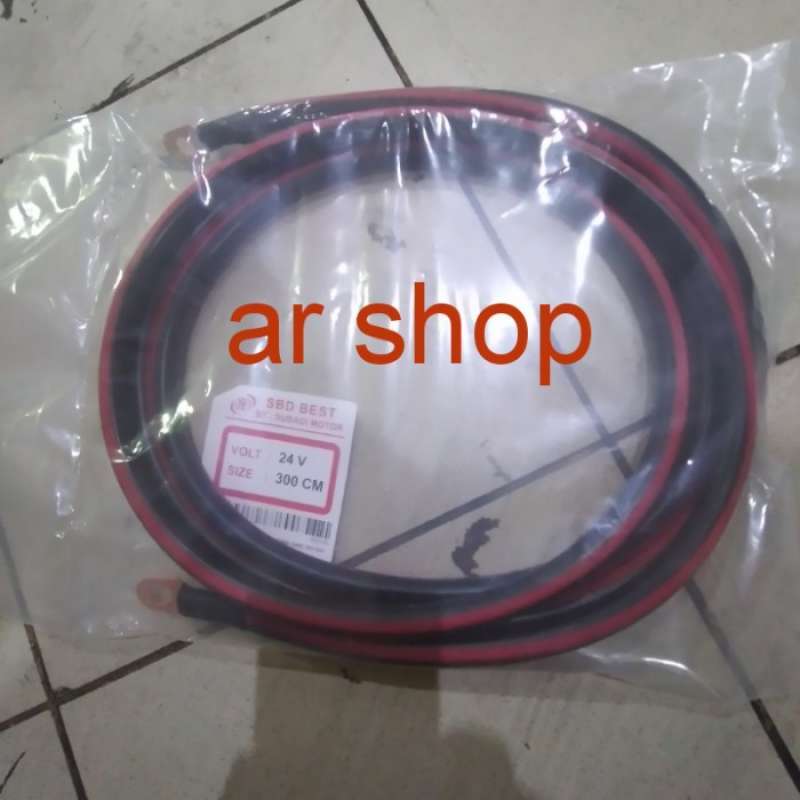 Jual kabel aki skun skun 24v 300cm di Seller Darius - Wanasari, Kab