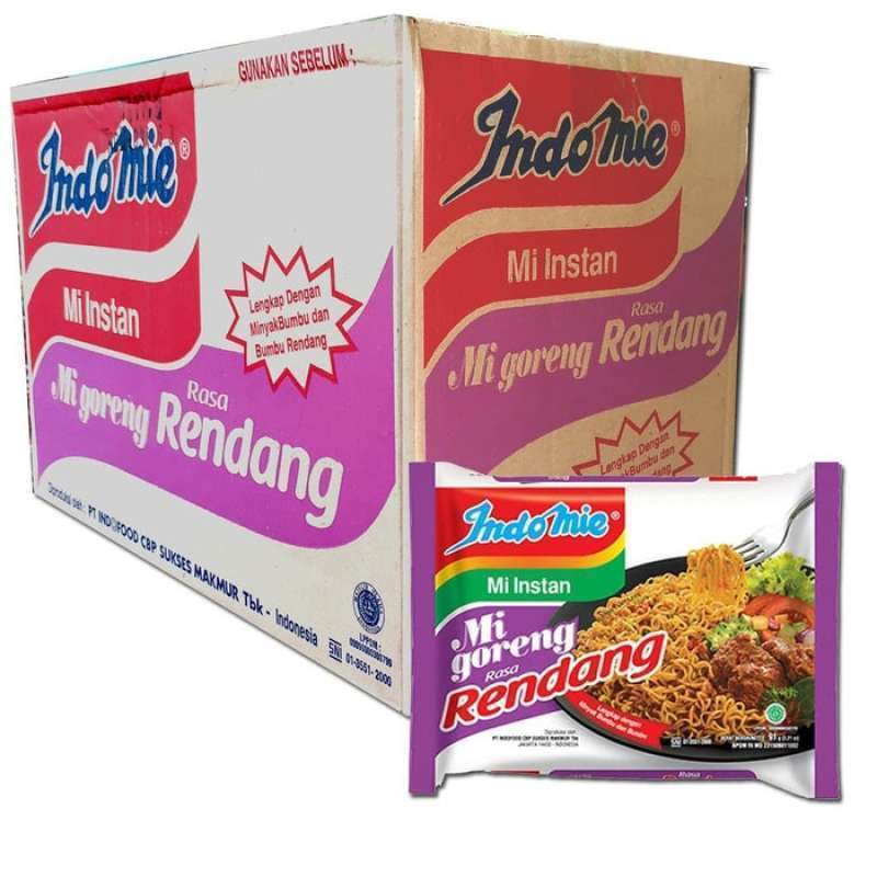 Jual Indomie Mie Goreng Rasa Rendang 1 dus isi 40 di Seller sembako ...