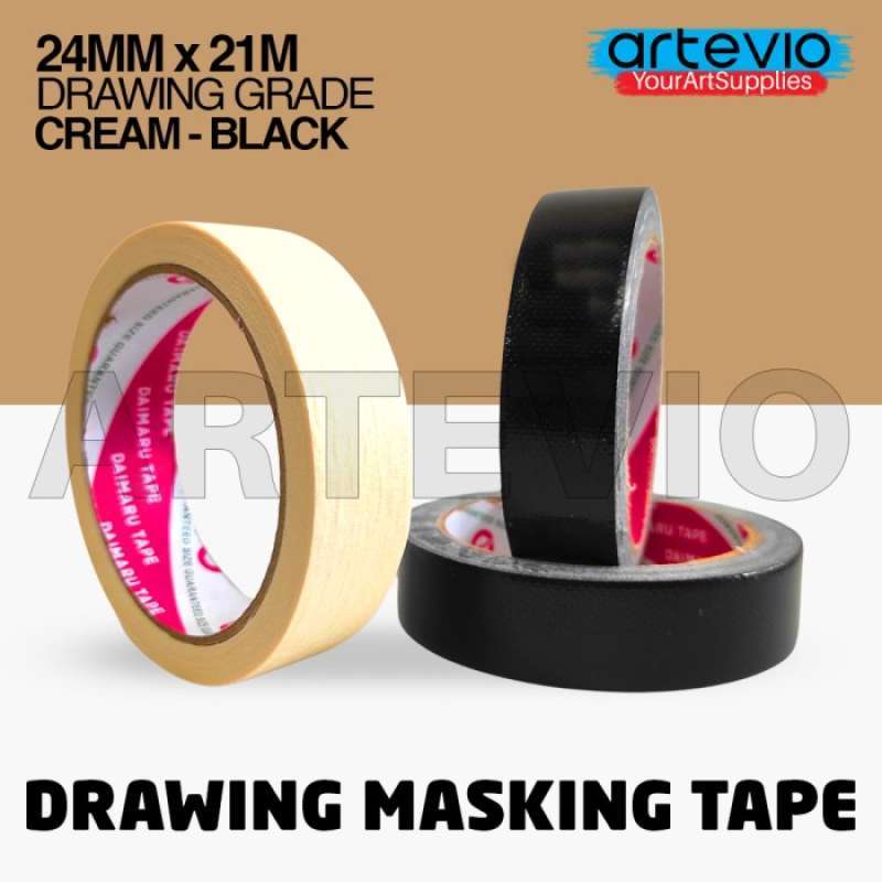Jual Lakban Kertas / Masking Tape / Drawing Masking Tape Daimaru 1