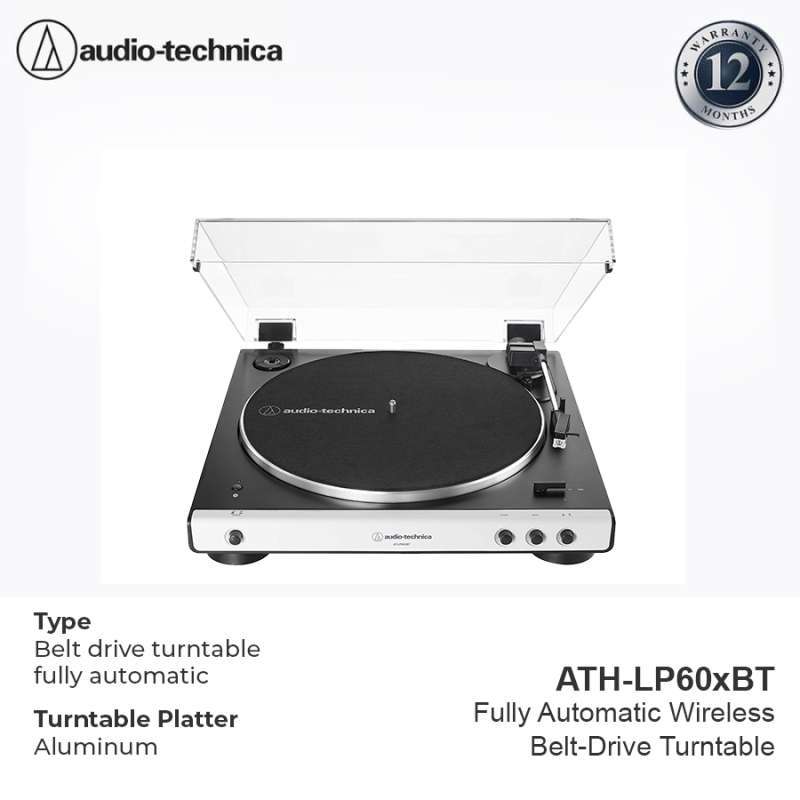 Jual Audiotechnica ATLP60XBT Wireless BeltDrive Stereo Turntable di