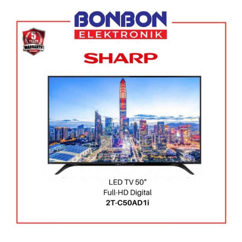 Jual Sharp Led Digital Tv 50 Inch 2TC50Ad1I / 2Tc50Ad1 Full Hd di