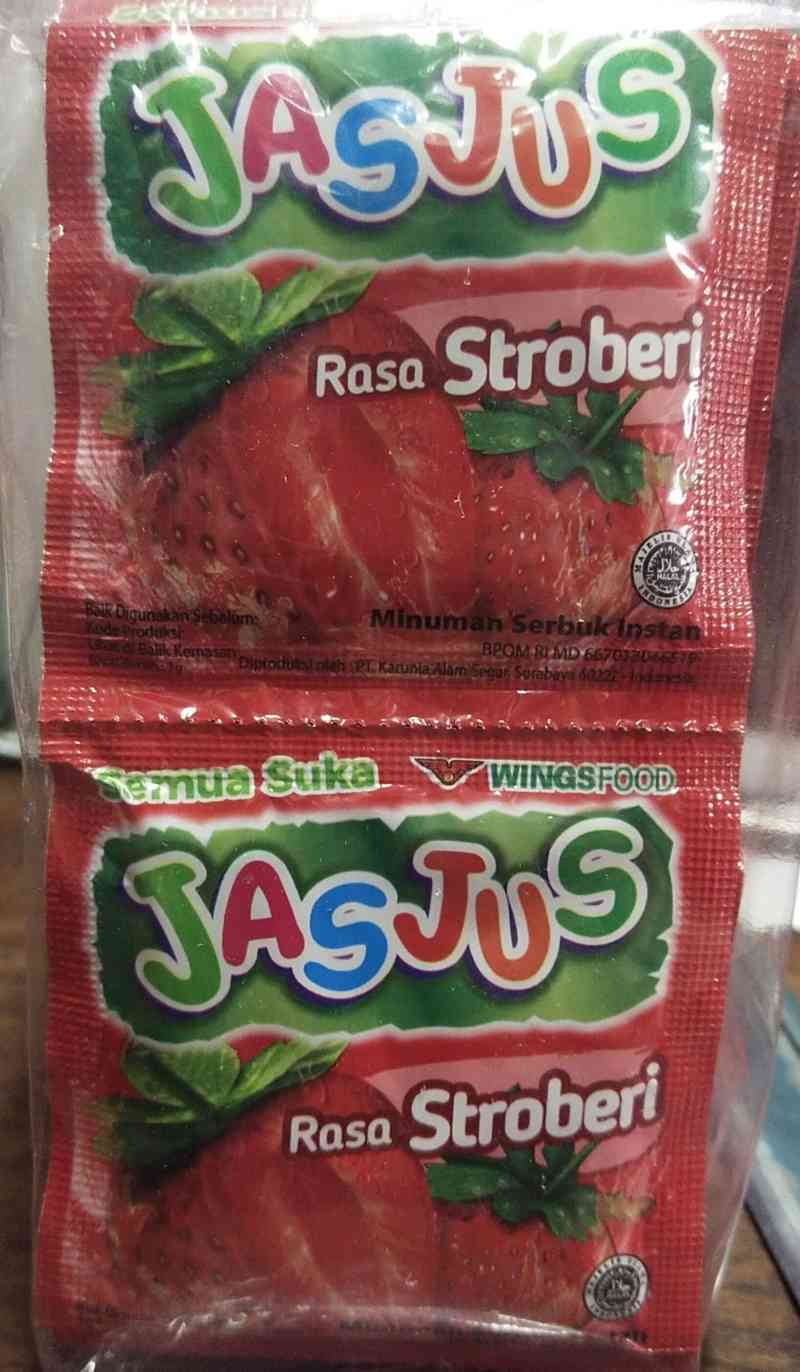 Jus Rasa Rasa Jual Jas Jus rasa Strawberry ( 1 pak isi 50 sachet) di Seller Agen ...