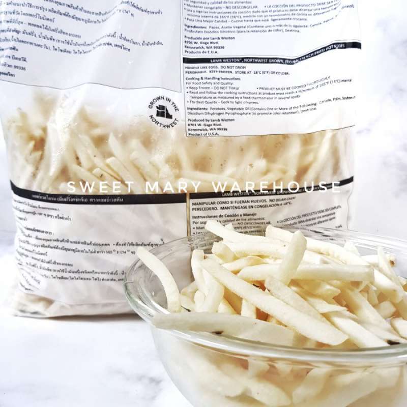 Jual Lambweston Shoestring 2kg Polos Import French Fries Kentang Goreng