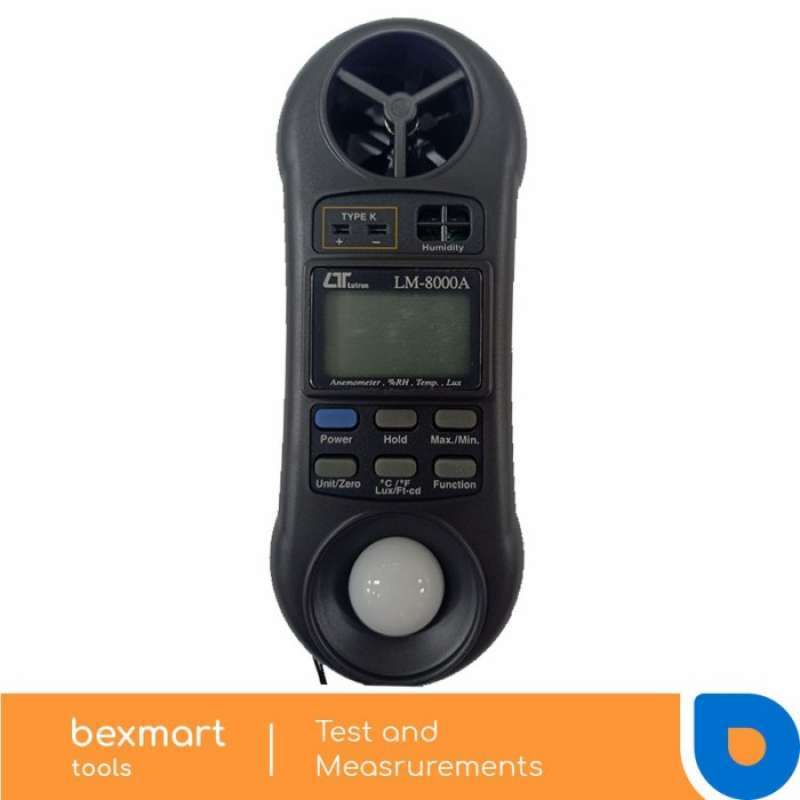 Promo LUTRON LM8000A Anemometer+Humidity+Light+Thermometer/LM8000A/LM