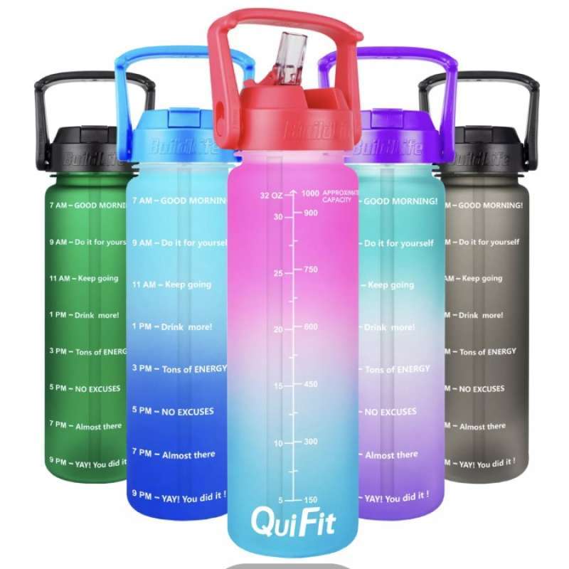 Mqs Botol Jual BEST PROMO READY STOCK - Quifit Botol Minum 1 L With Handle dan ...