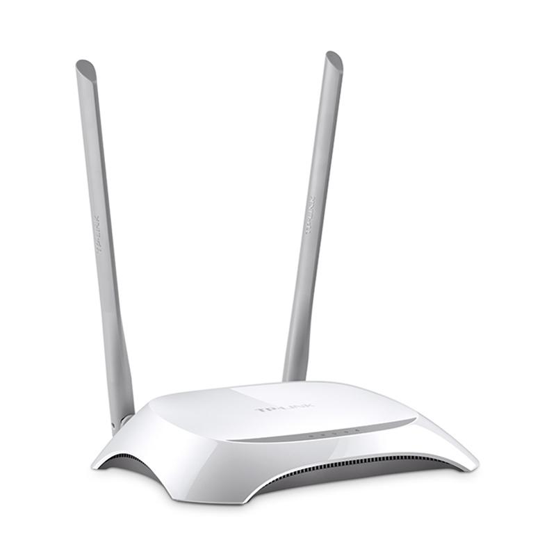 Promo TP-LINK TL-WR840N Wireless Router [300MBps] - White On White ...