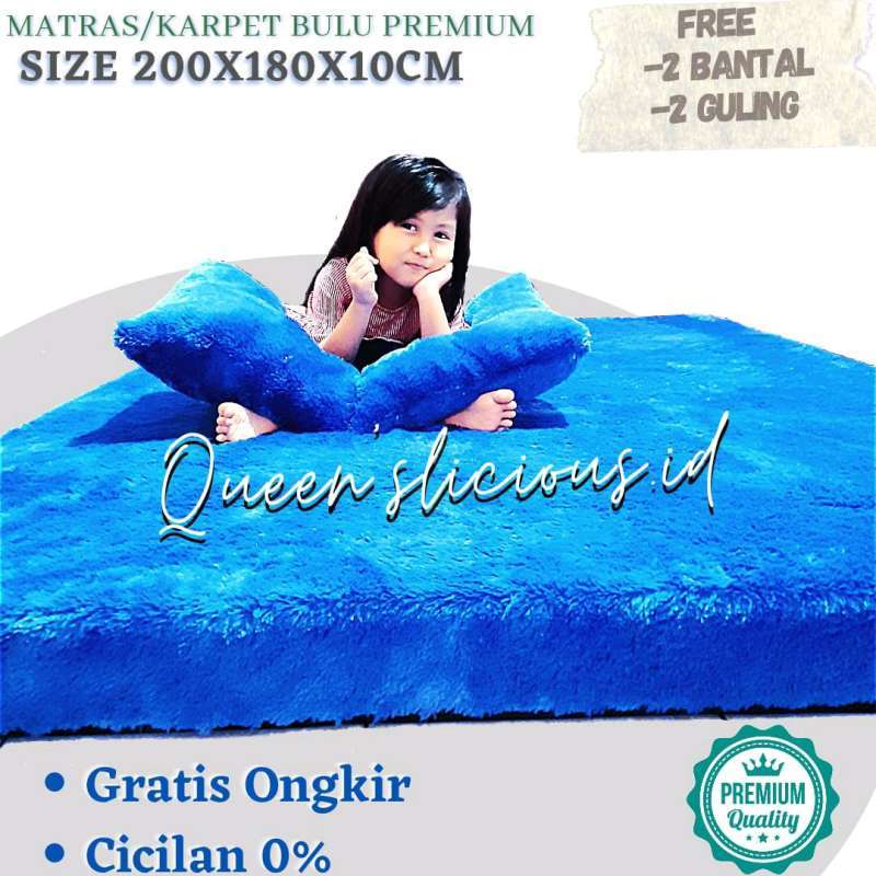Promo Queen'slicious.IdMatras Karpet Premium Bulu Rasfur