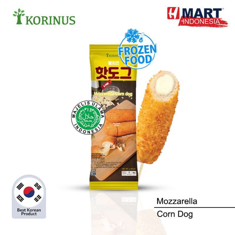 Jual Mozzarella Corn Dog Halal di Seller HMart Indonesia Kramat Pela