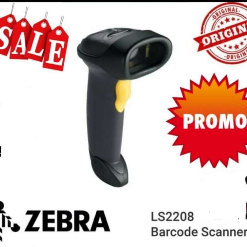 Jual SALE BARCODE SCANNER ZEBRA /SYMBOL LS2208 / LS 2208 USB di Seller
