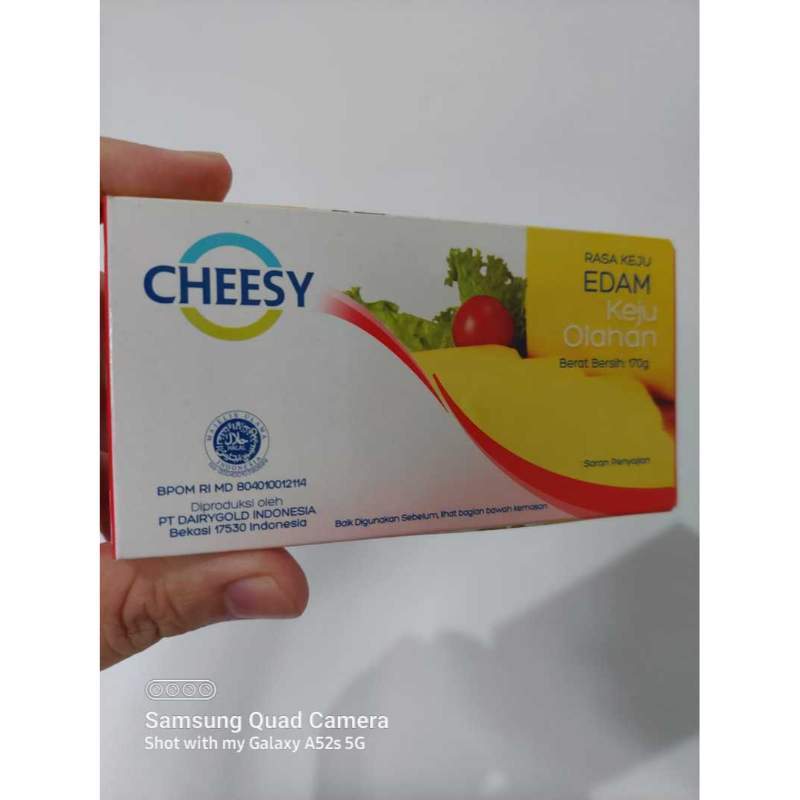 Promo 170gr Cheesy Rasa Keju Edam Olahan Processed Cheese Halal Ready