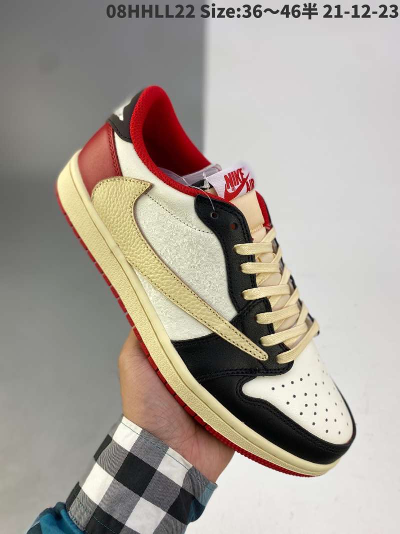 Jual 2 Travis Scott x fragment x NIKE AIR Jordan 1 low low top black ...