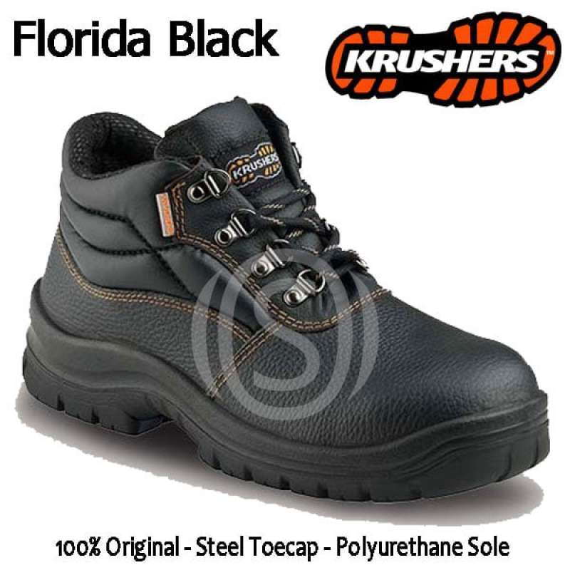 Jual Krushers Florida Black Original Safety Shoes Multicolor Semua