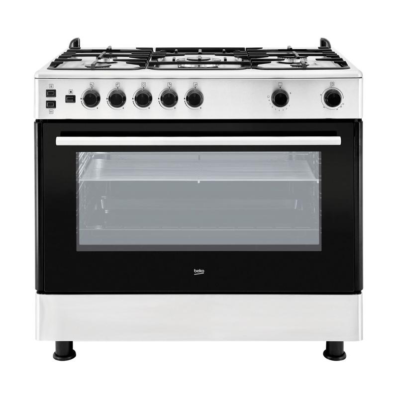 Jual Beko GG 15115 DX Freestanding Gas Cooker Kompor Oven Silver di Seller RUMAHKU Official
