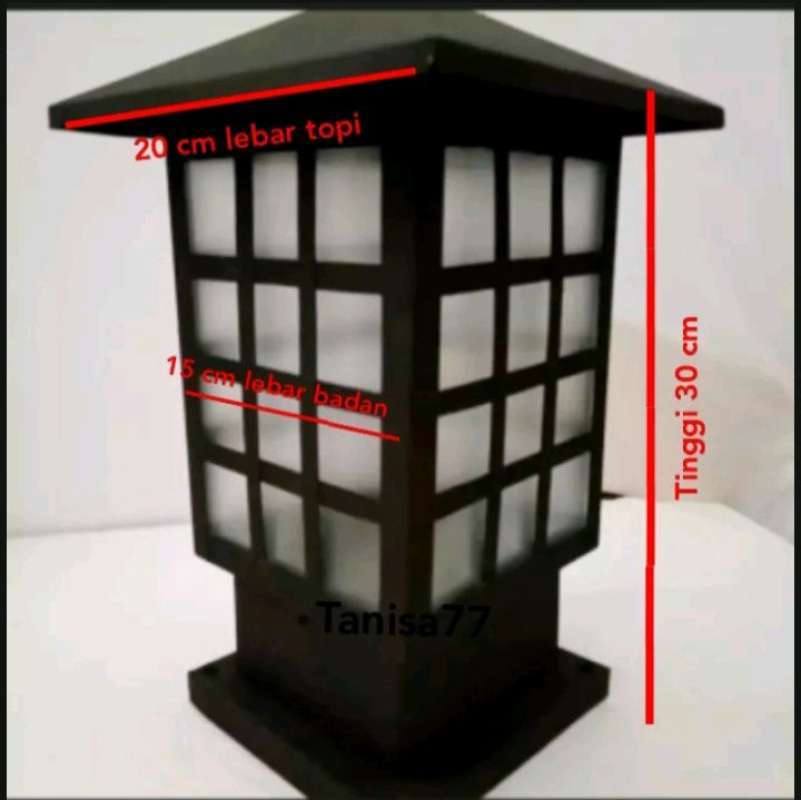 Promo lampu pilar minimalis/lampu taman pagar Diskon 16% di Seller