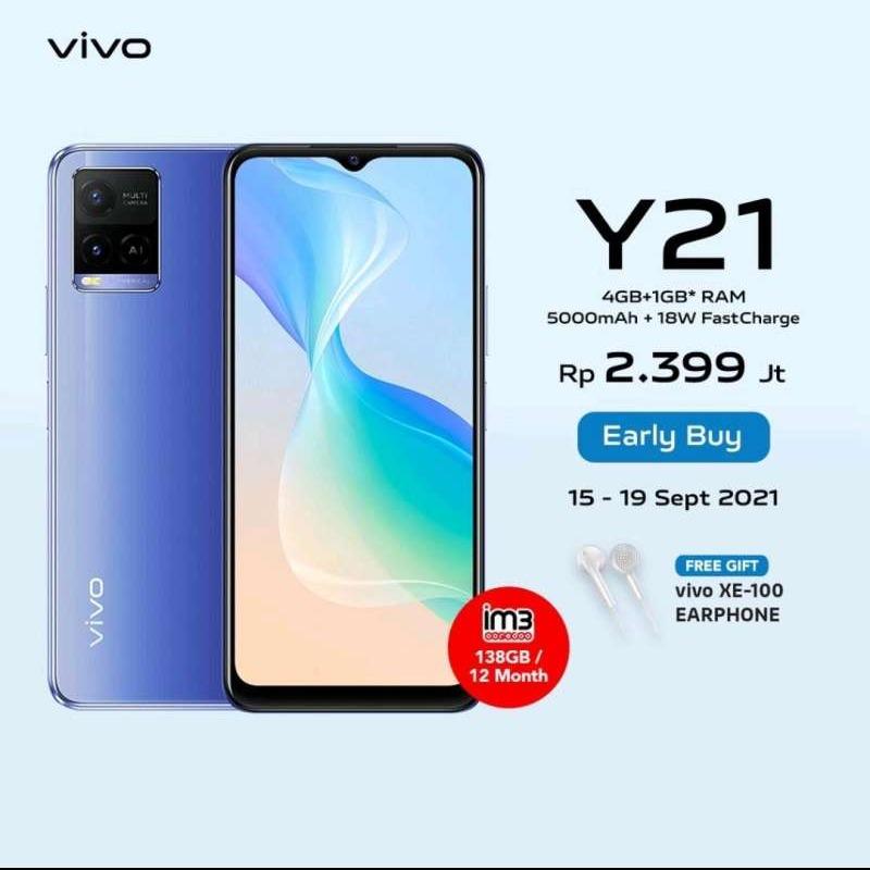 Jual Vivo Y21 - Biru di Seller Allcell98 - | Blibli