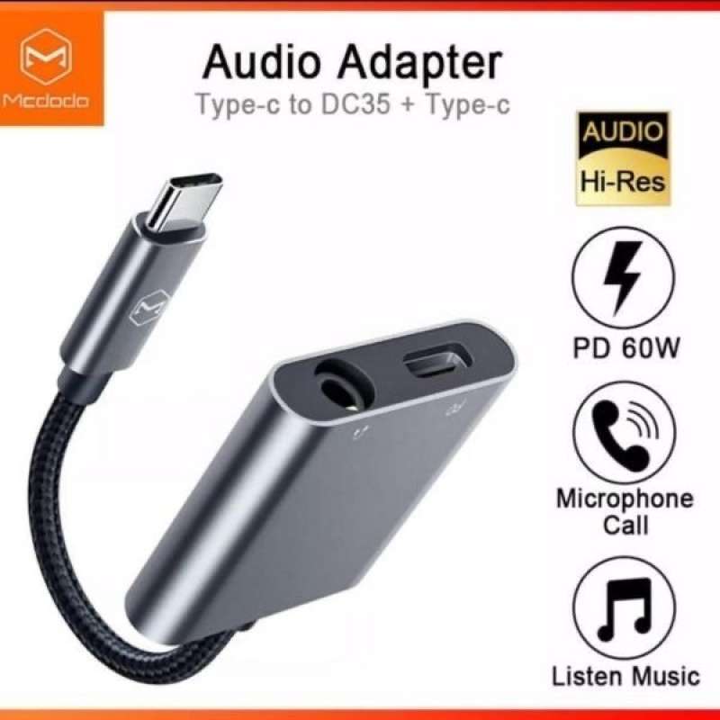 Jual Converter Audio Samsung S21 Ultra Type C To Dc 3.5Mm Mcdodo Ca