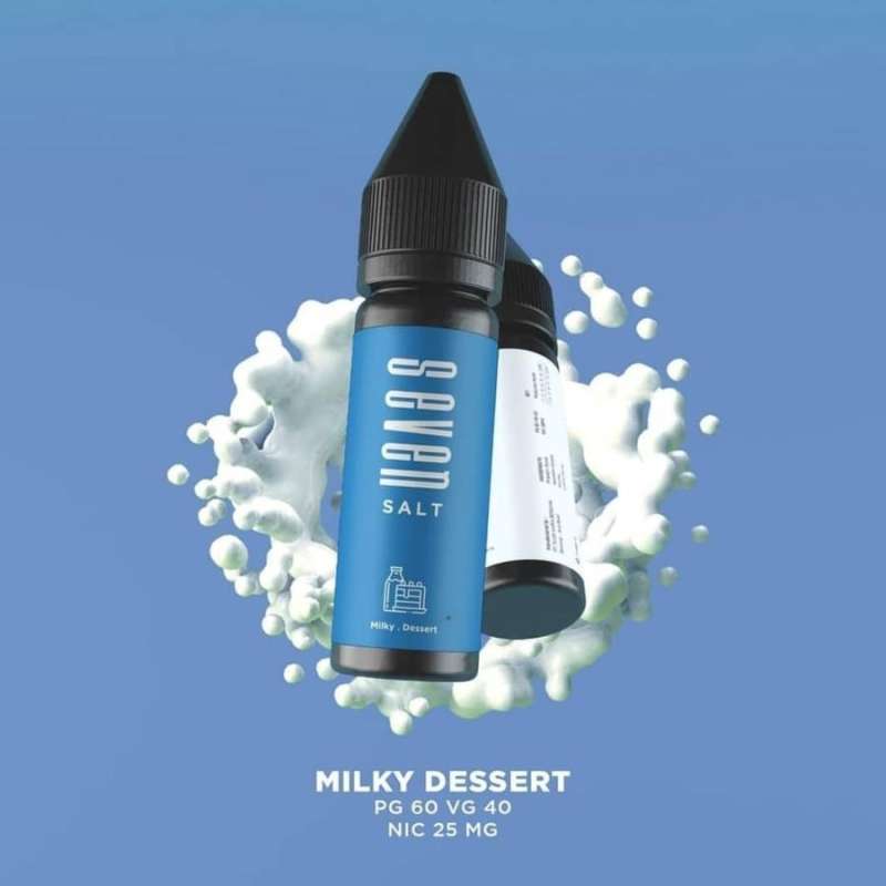 Jual Seven Salt Nic Milky Dessert 15ML by Seven Creator Liquid Seven di