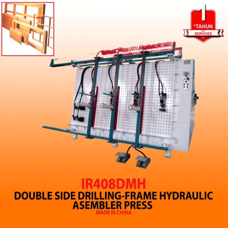 Jual Alat Press Kusen Kayu Frame Hydraulic Assembler Press IR408DMH di