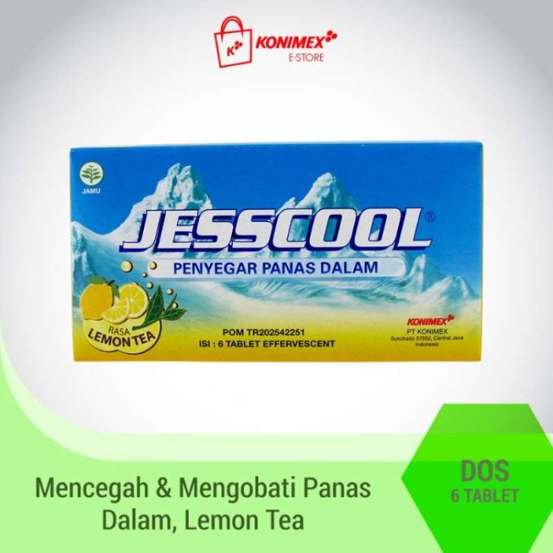Jual Jesscool Lemon Tea Penyegar Panas Dalam Doos isi 6 Beneran Bikin ...